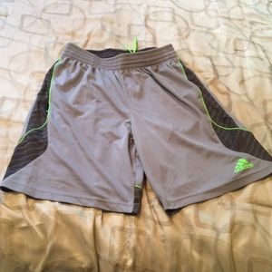 Adidas Mens Gray Athletic Shorts